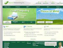 Tablet Screenshot of ecoitnetworking.com